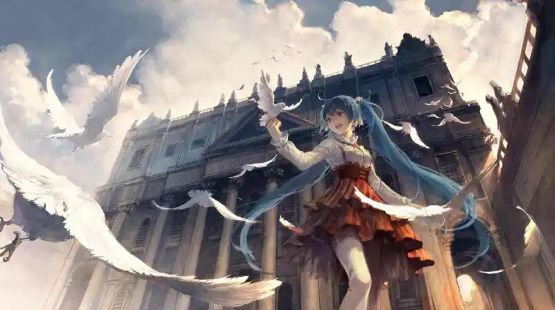M站美图,壁纸,初音未来,MIKU