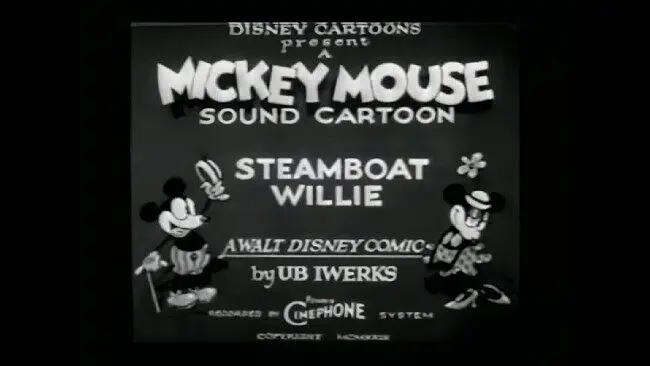 世界上第一部有声动画《汽船威利号》(Steamboat Willie)