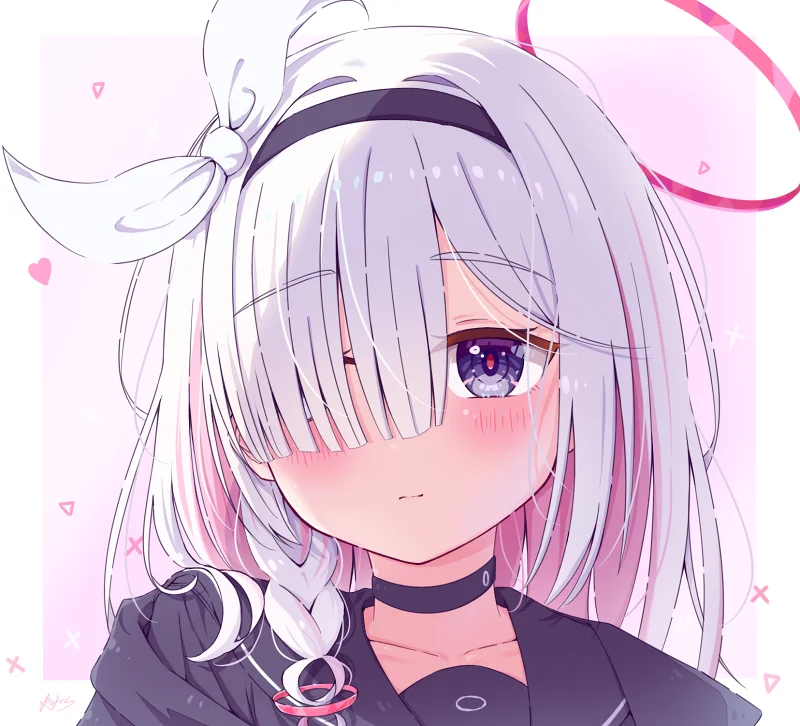 ARONA,ブルアカ,白发,萝莉,女孩子,原创,普拉娜,蔚蓝档案,可爱