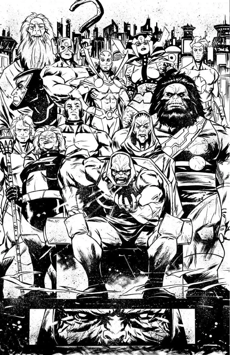 DC,DC漫画,美漫,漫画,动漫,ACG,超级英雄,达克赛德,绘画,正义联盟