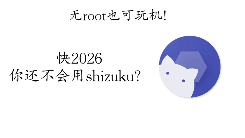 shizuku使用教程-无root玩机！/附带永生教程