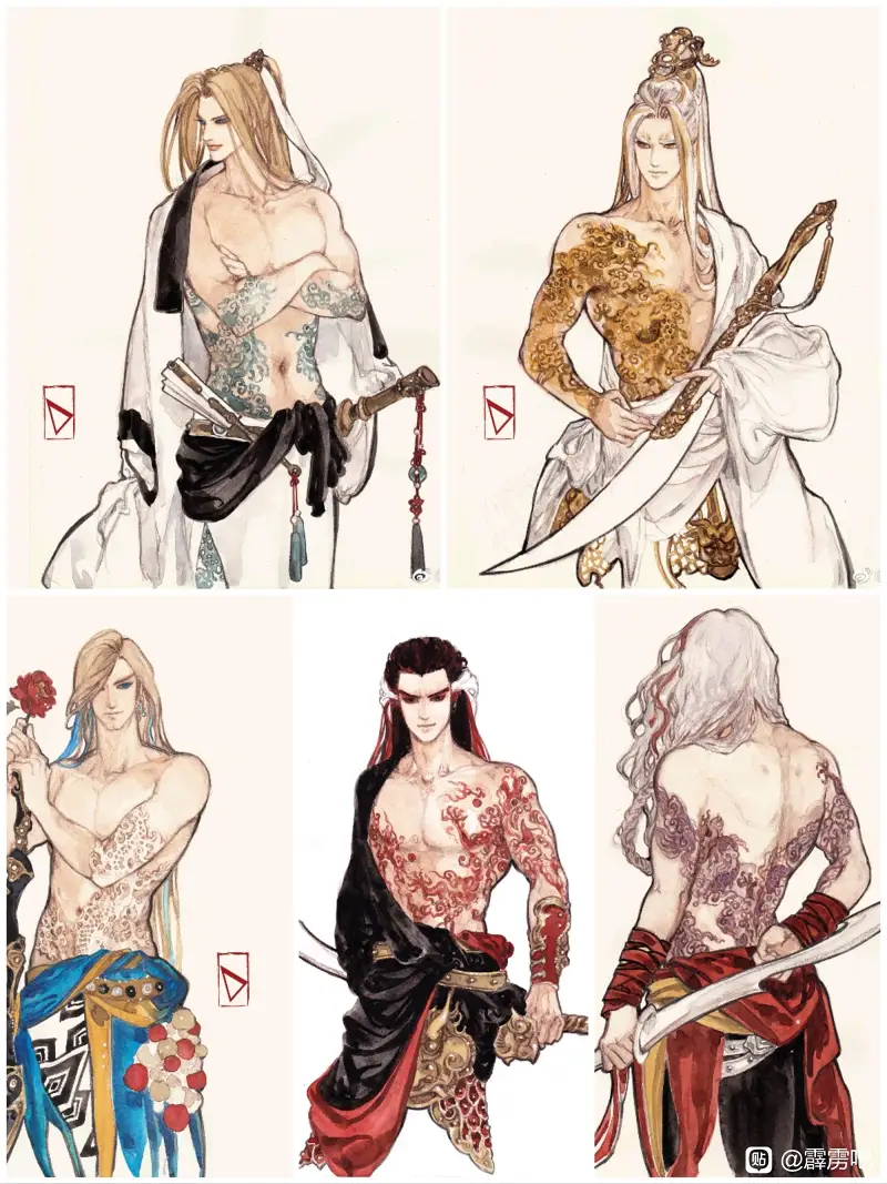 同人,布袋戏,绘画创作