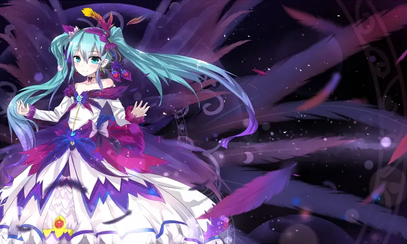 美图,hatsunemiku,初音未来,千夜,vocaloid,二次元,壁纸