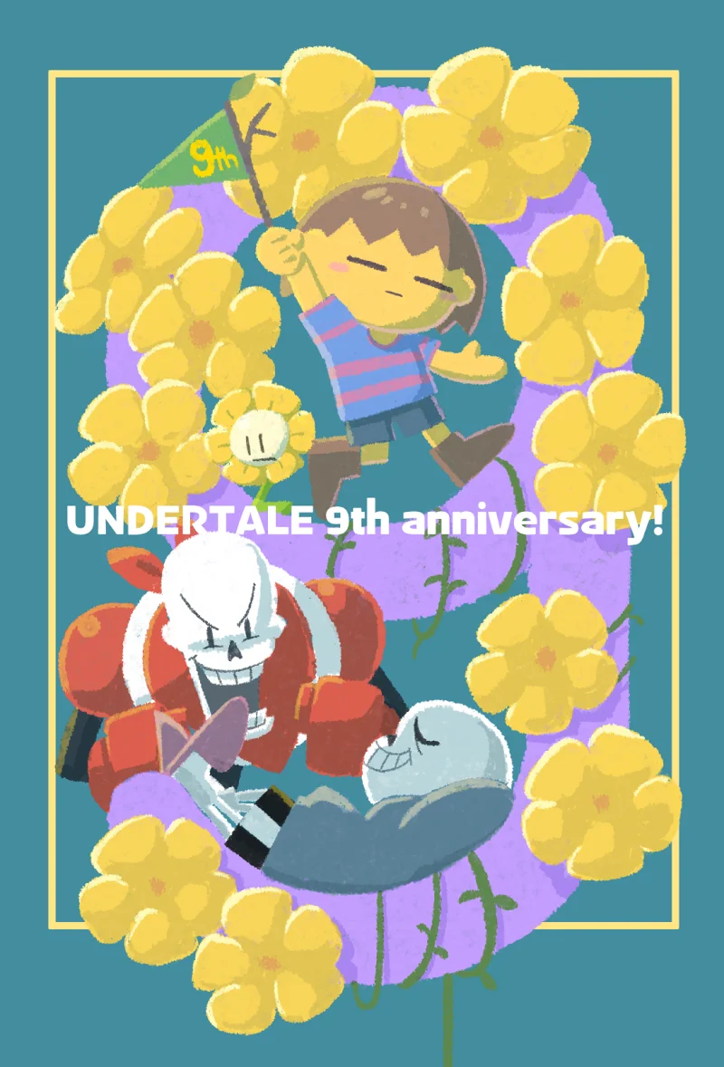 (ノ°ο°)ノUndertale9周年快乐(*°ω°*)ノ