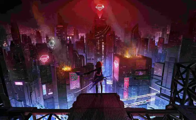 M站美图,壁纸,赛博朋克