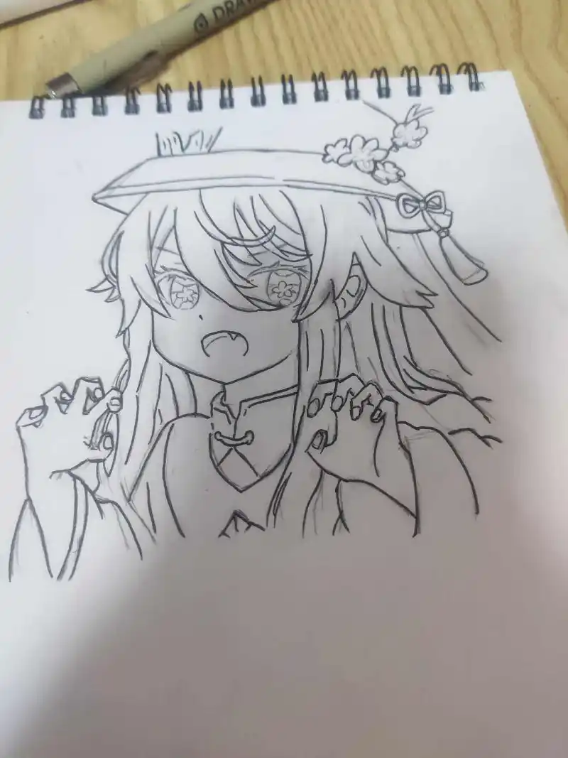 绘画胡桃