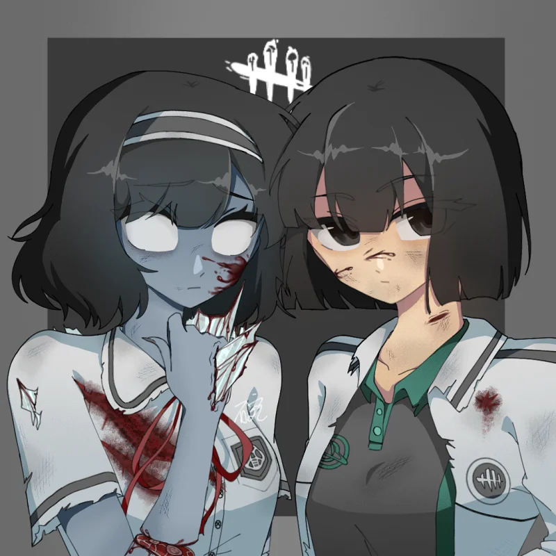 绘画,画世界,同人,黎明杀机,憧憬成为魔法少女,ddlc