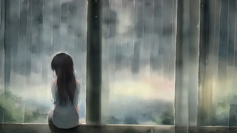 【二次创作】八月ノ雨 feat.小春六花,花隈千冬【中文翻唱/即兴/透明性的光之夜 2023】