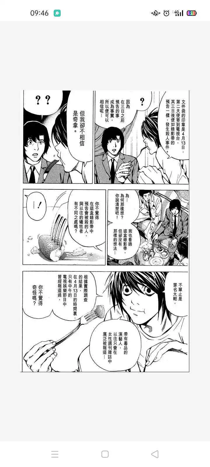 闲聊茶馆,漫画,死亡笔记