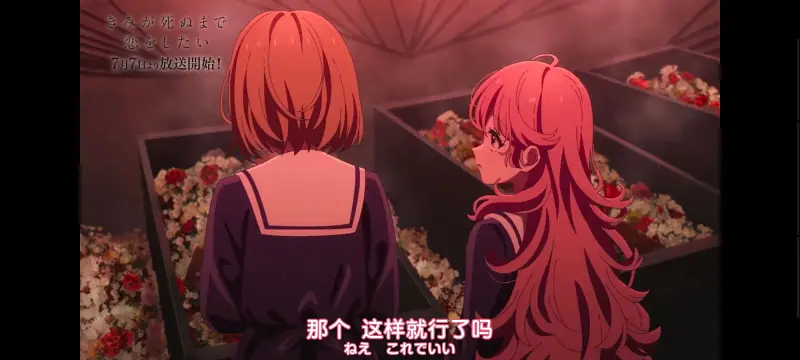 与你相恋到生命尽头,与你相恋到世界尽头,动画,动漫,番剧,百合,二次元,ACG