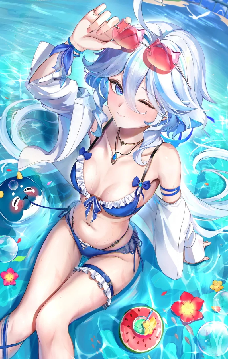 原神,芙宁娜,二次元,美图,壁纸,插画,美少女