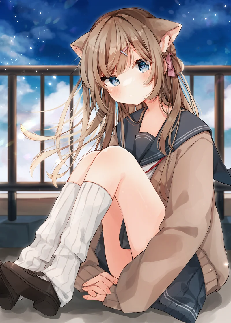 pixiv,二次元,绘画,壁纸,美少女,猫娘