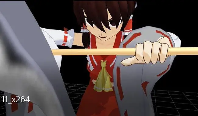 [MMD]灵梦大战小町4                        s