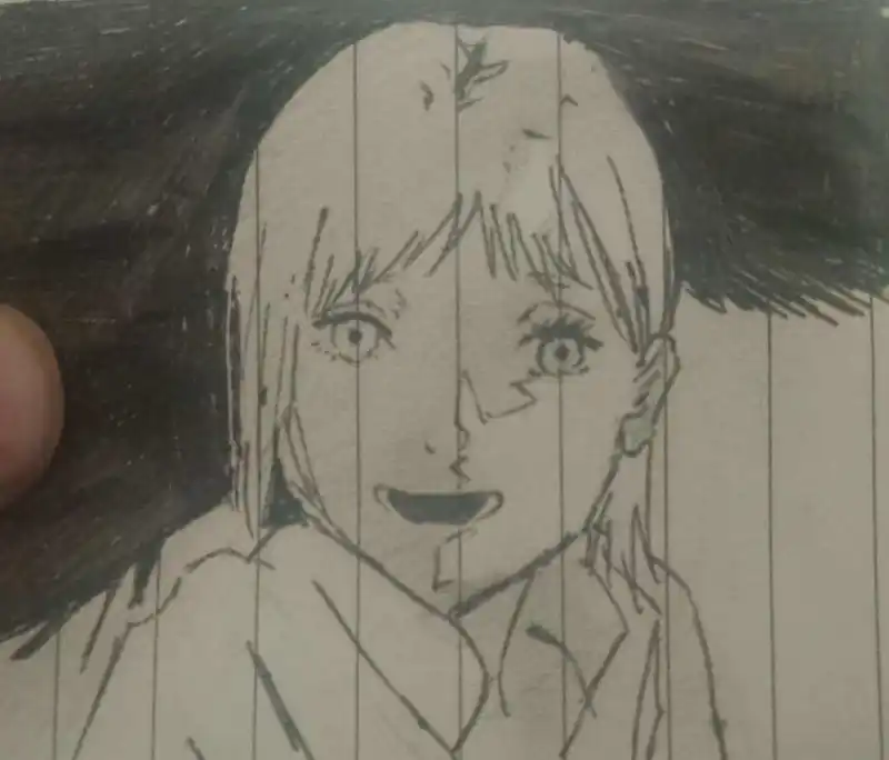 睡觉前拿中性笔随手一画