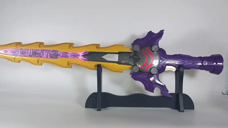 80cm暗黑剑月暗把玩分享 假面骑士圣刃