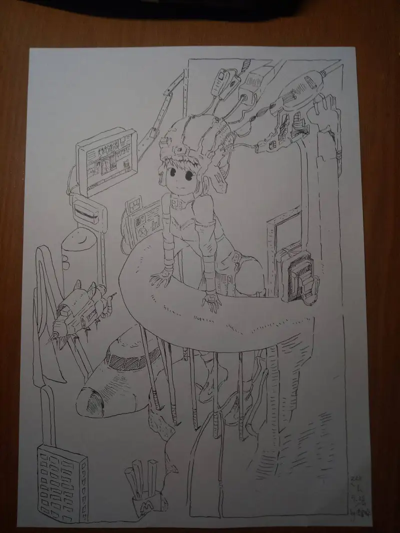 绘画创作,摸鱼,吉富昭仁