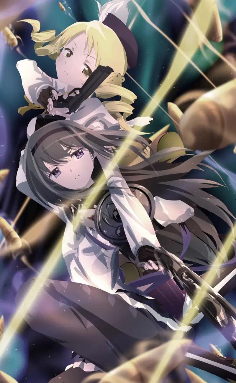 魔法少女小圆,晓美焰,晓美炎,巴麻美,魔法少女,动漫壁纸,动漫美图,美图,壁纸,绘画,插画,推特,画师推荐,二次元美图,二次元壁纸