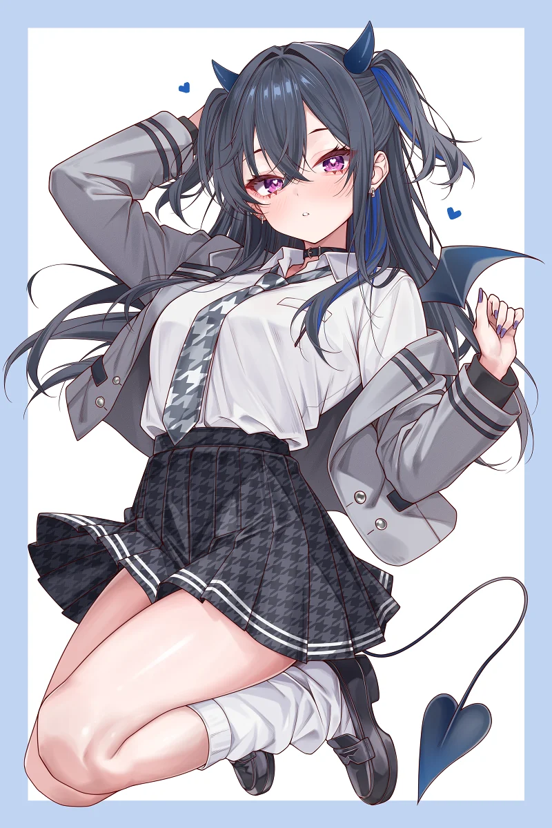 pixiv,二次元,绘画,壁纸,美少女,恶魔