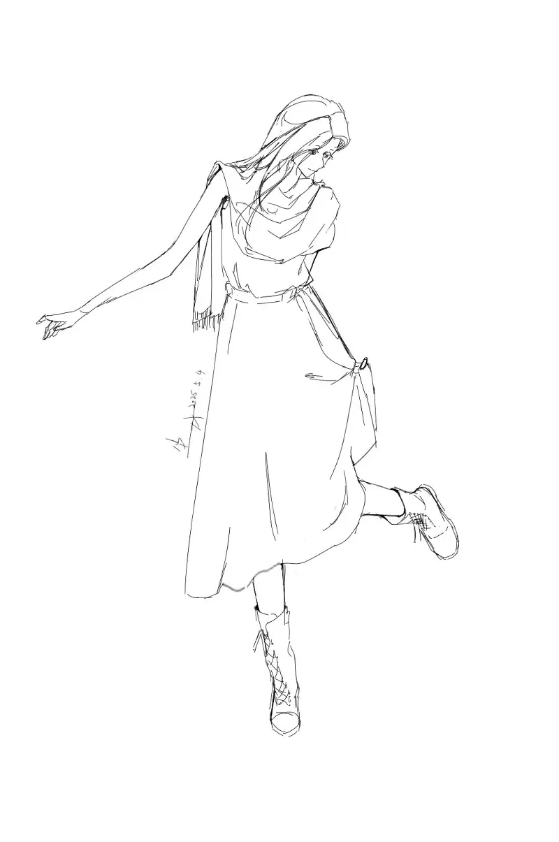 速写,绘画,喵奈的五一