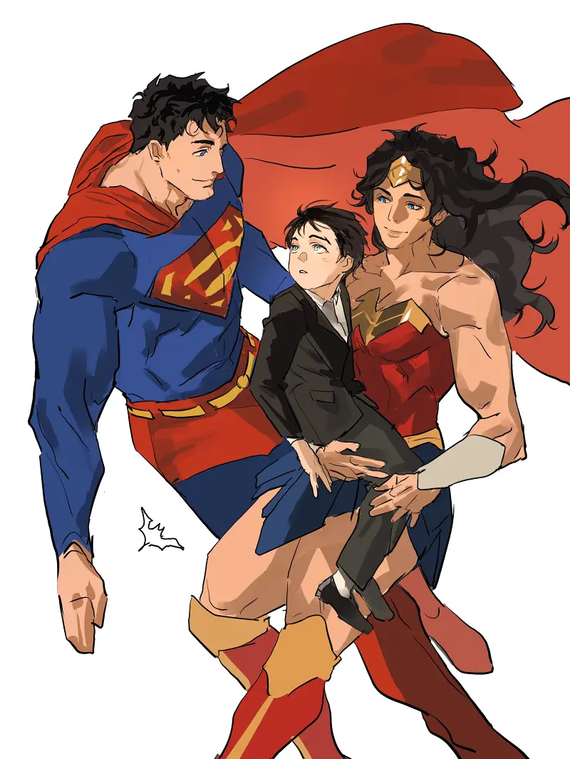 DC,DC漫画,美漫,超级英雄,正义联盟,超人,蝙蝠侠,神奇女侠,壁纸,绘画