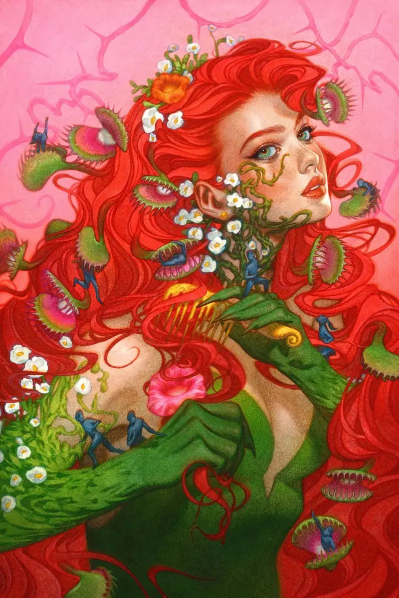 DC,DC漫画,美漫,欧美漫画,超级英雄,毒藤女,哥谭,动漫壁纸,动漫美图,美图,壁纸,绘画,插画,推特,画师推荐