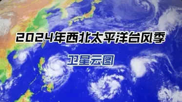 2024年西北太平洋卫星云图