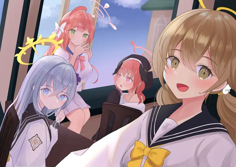 蔚蓝档案,白洲梓,图片,pixiv