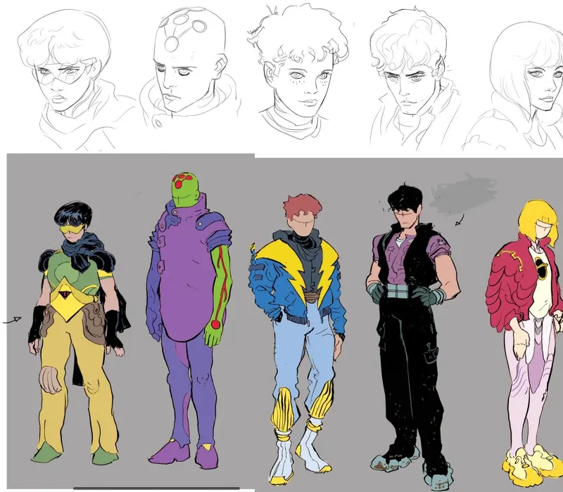 DC,DC漫画,美漫,漫画,动漫,ACG,超级英雄,绘画,超级英雄军团,插画