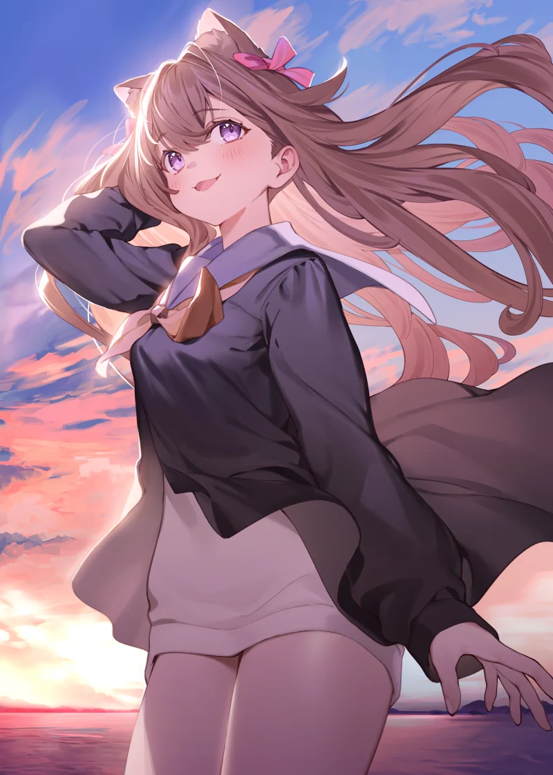 pixiv,二次元,绘画,壁纸,美少女,咪咪攘攘我们的周年庆