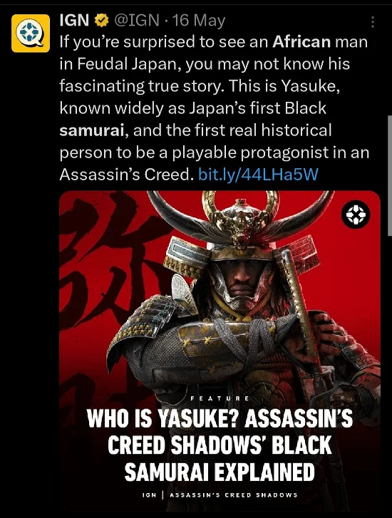 历史,刺客信条,道歉,育碧,政治正确,IGN