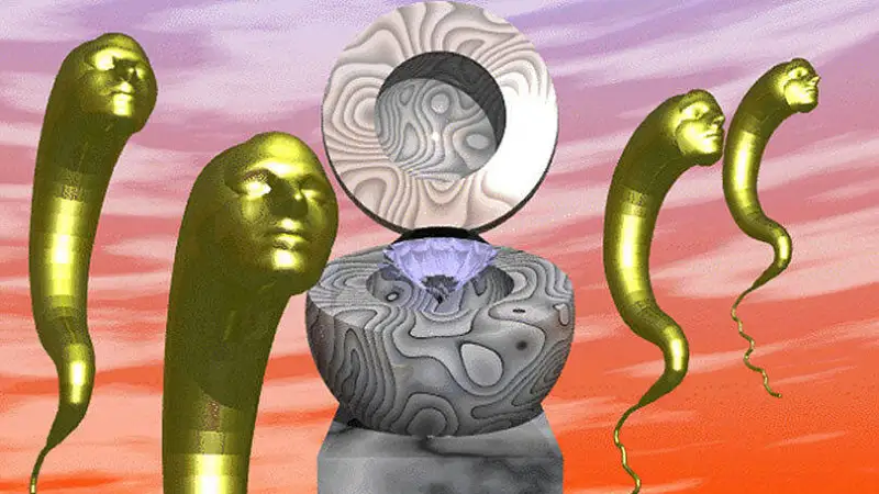 Trippy 3D Art From the Early 90s 90年代初的绊脚3D艺术 （机翻转载）