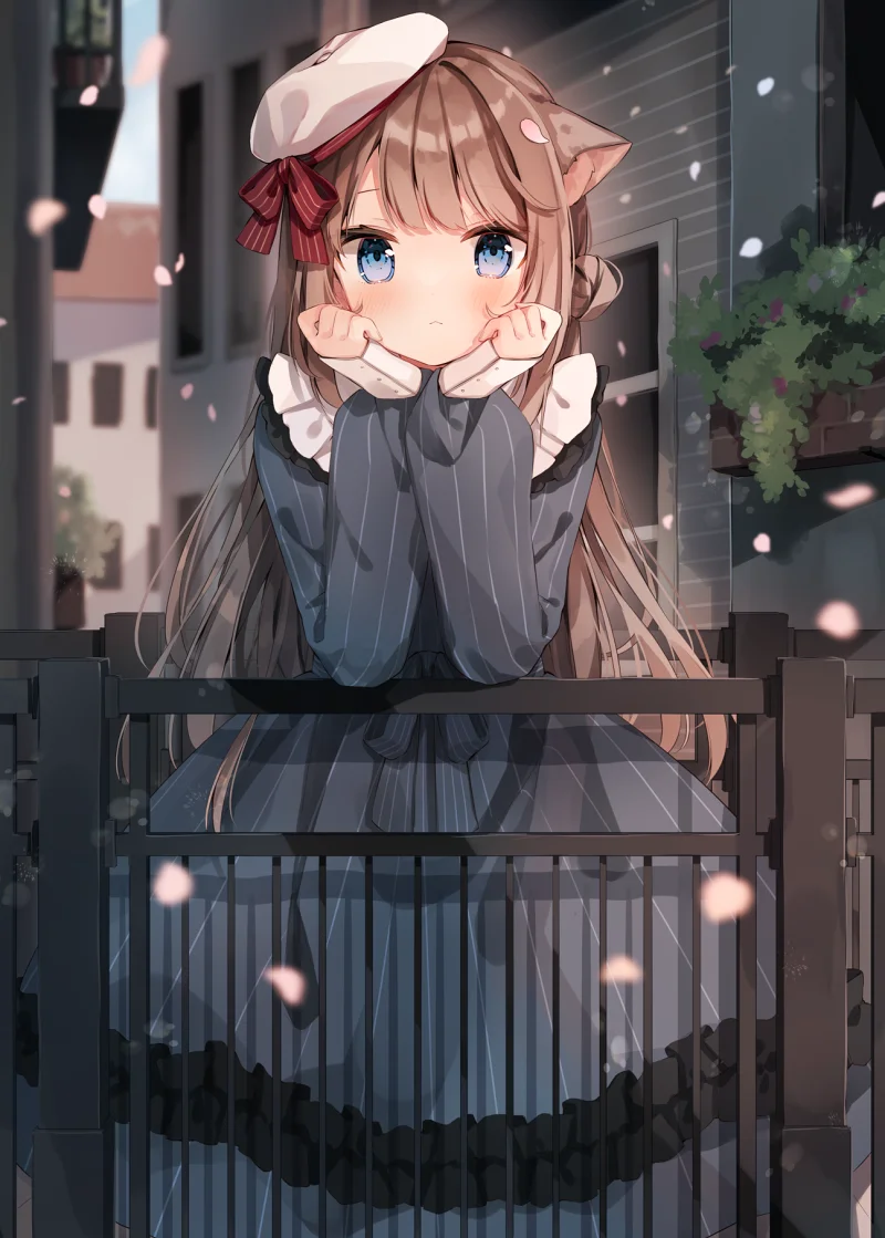 pixiv,二次元,绘画,壁纸,美少女,猫娘