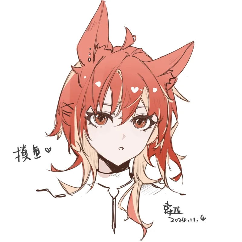 不自量力画画中