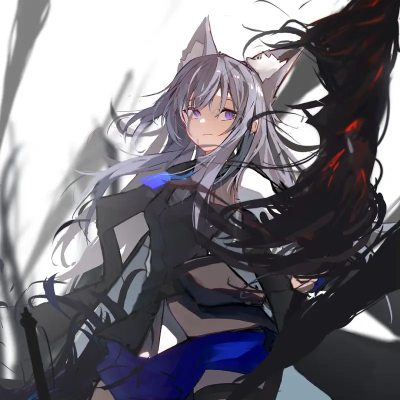 绘画创作,明日方舟,德克萨斯