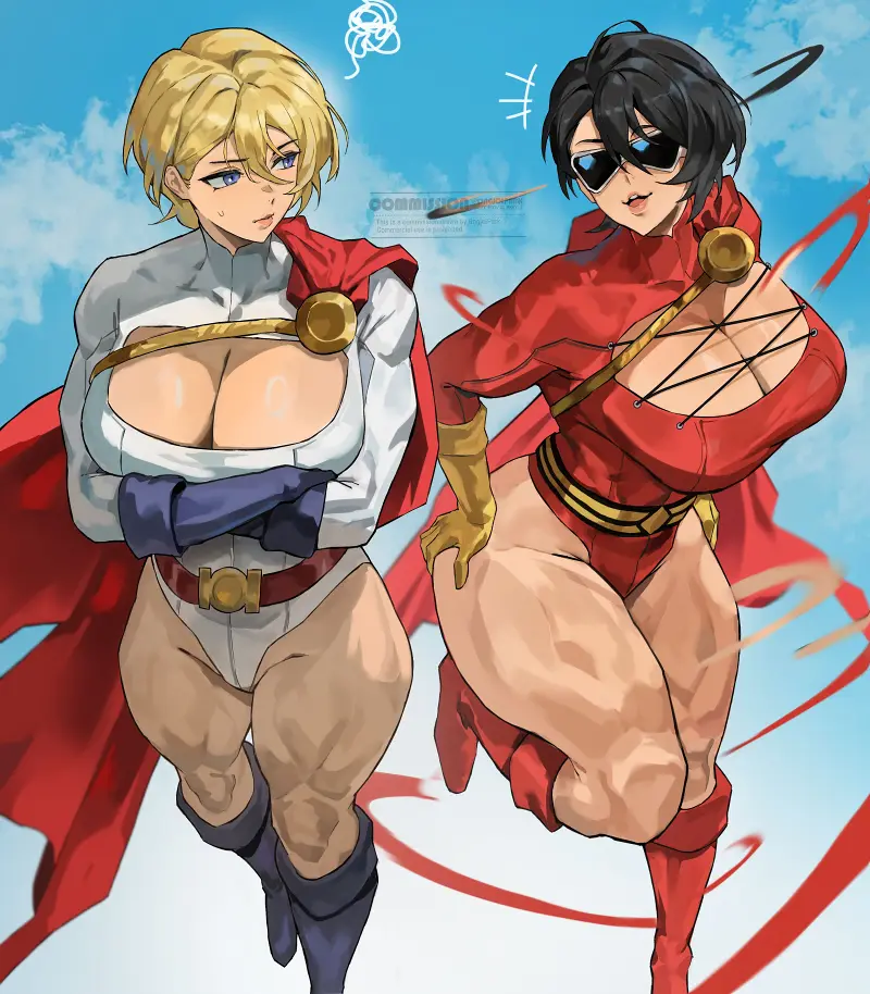 DC,DC漫画,美漫,超级英雄,正义联盟,神力女郎,塑胶人,美图,壁纸,绘画