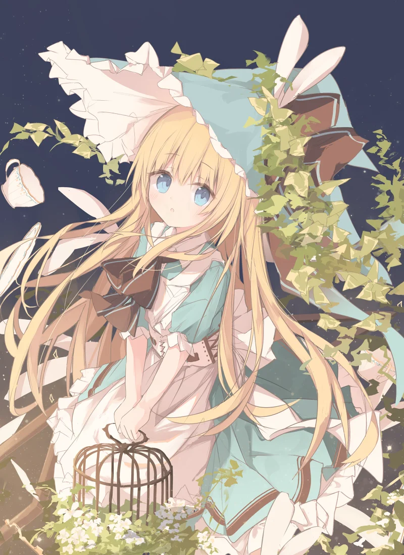 pixiv,二次元,绘画,壁纸,美少女,兔子