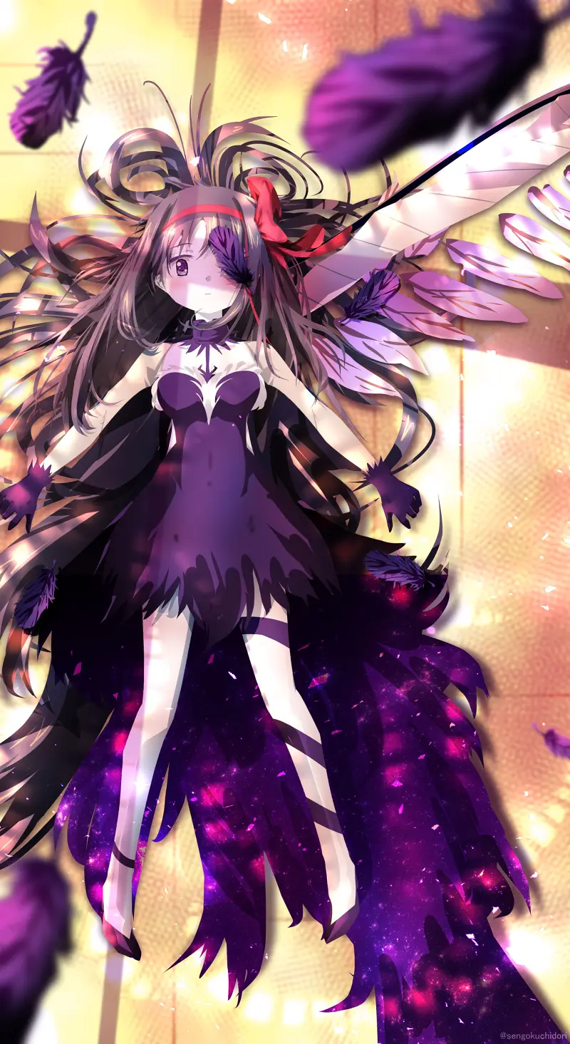 魔法少女小圆,魔法少女,魔圆,叛逆的物语,晓美焰,晓美炎,焰魔,动漫壁纸,动漫美图,美图,壁纸,绘画,插画,PIXIV,画师推荐