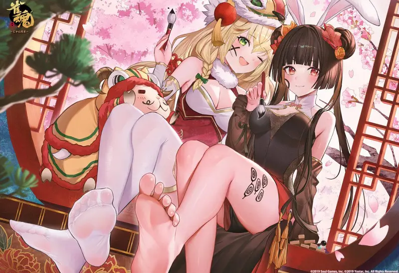 雀魂新春纪念图