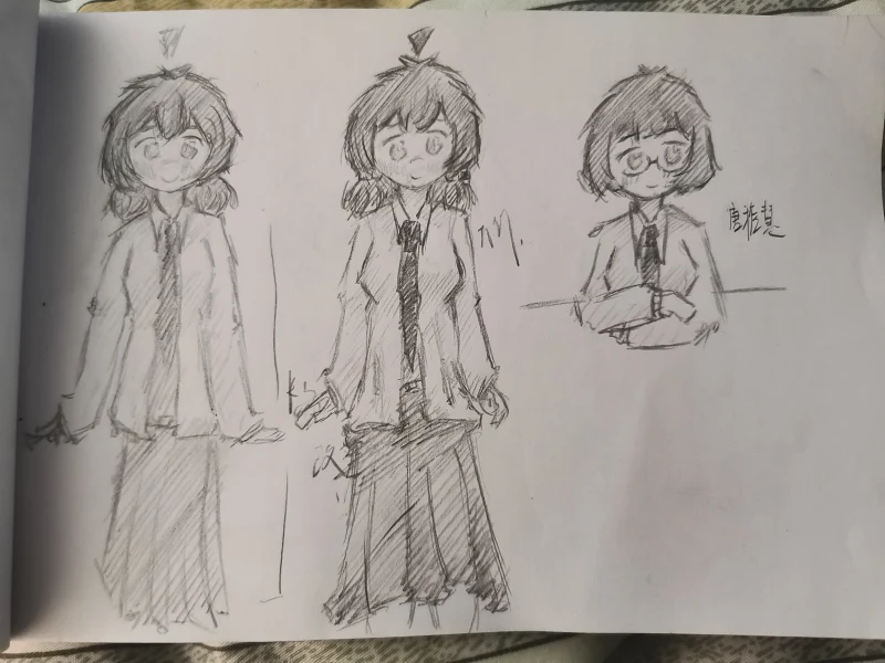 日常,摸鱼,一次性发完,OC,绘画