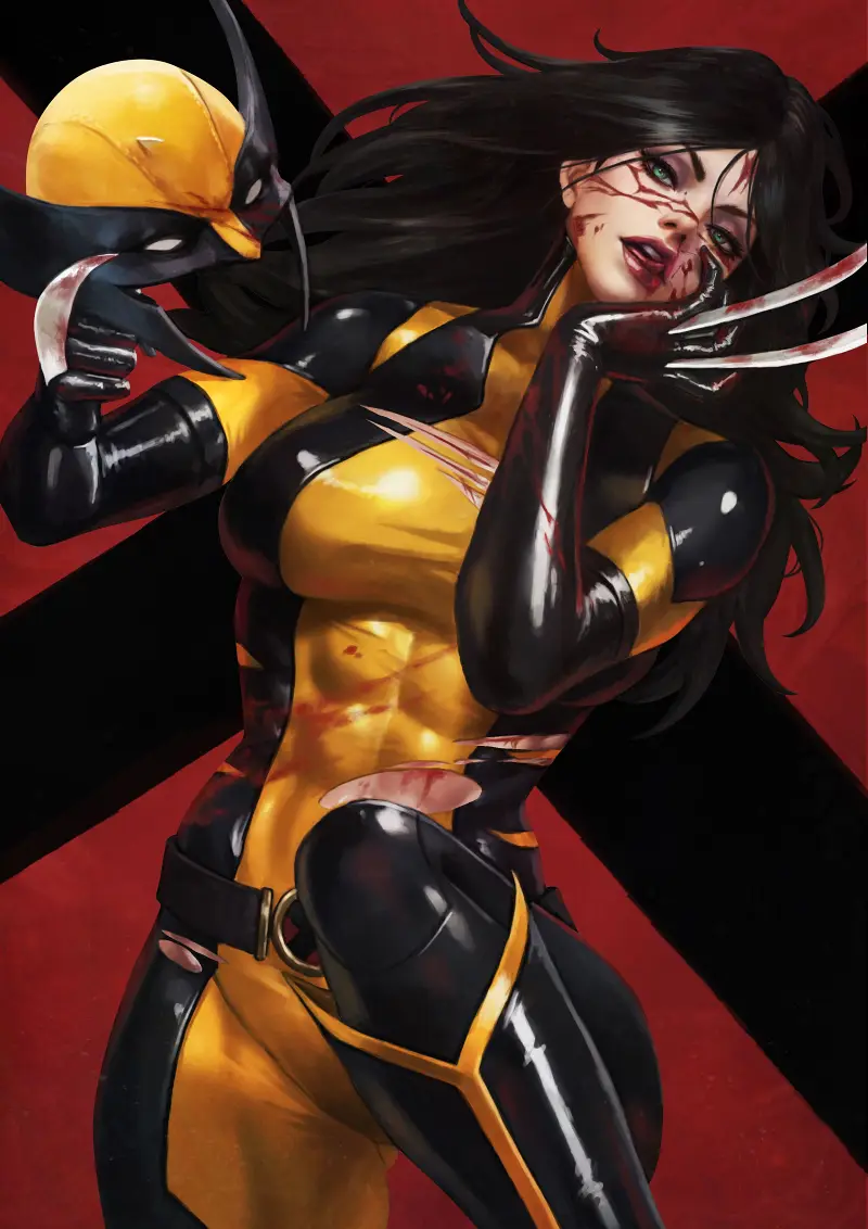 漫威,漫威漫画,美漫,Marvel,X23,变种人,X战警,超级英雄,动漫壁纸,动漫美图,美图,壁纸,绘画,插画,涩图,推特,画师推荐