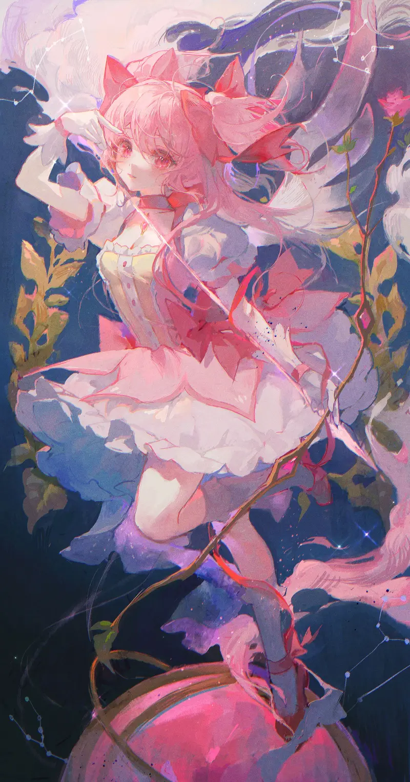魔法少女小圆,魔法少女,鹿目圆,美图,壁纸,绘画,插画,二次元,动漫壁纸,动漫美图