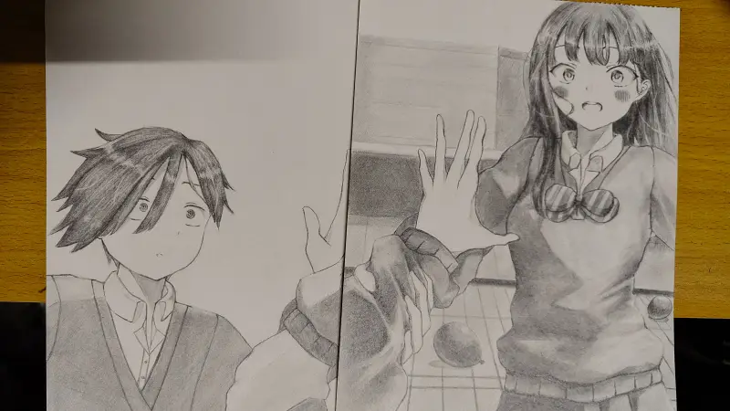 偷偷放一张之前画的我心危_(:зゝ∠)_