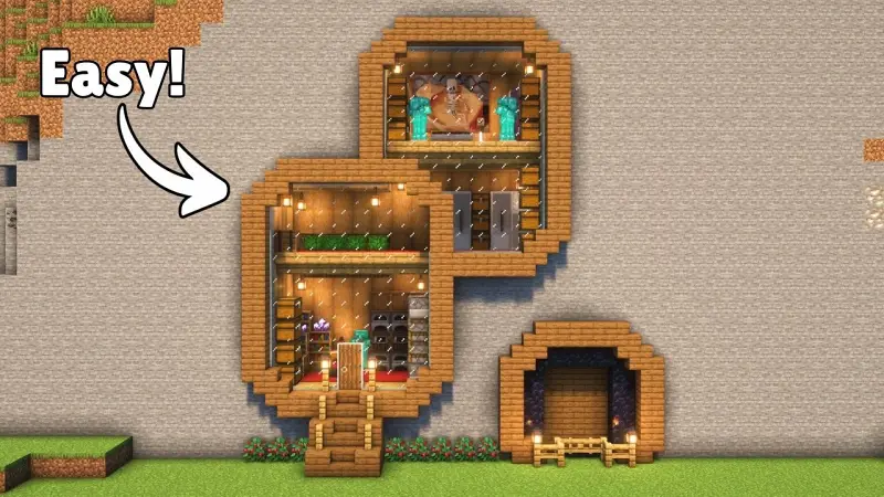 我的世界：如何建造一座山间小屋