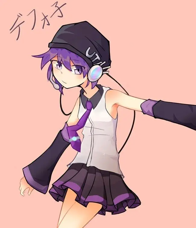 【绘画过程】普普通通的デフォ子（唄音ウタ）