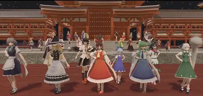 【東方MMD】東方全明星！    No Life Queen【2018】