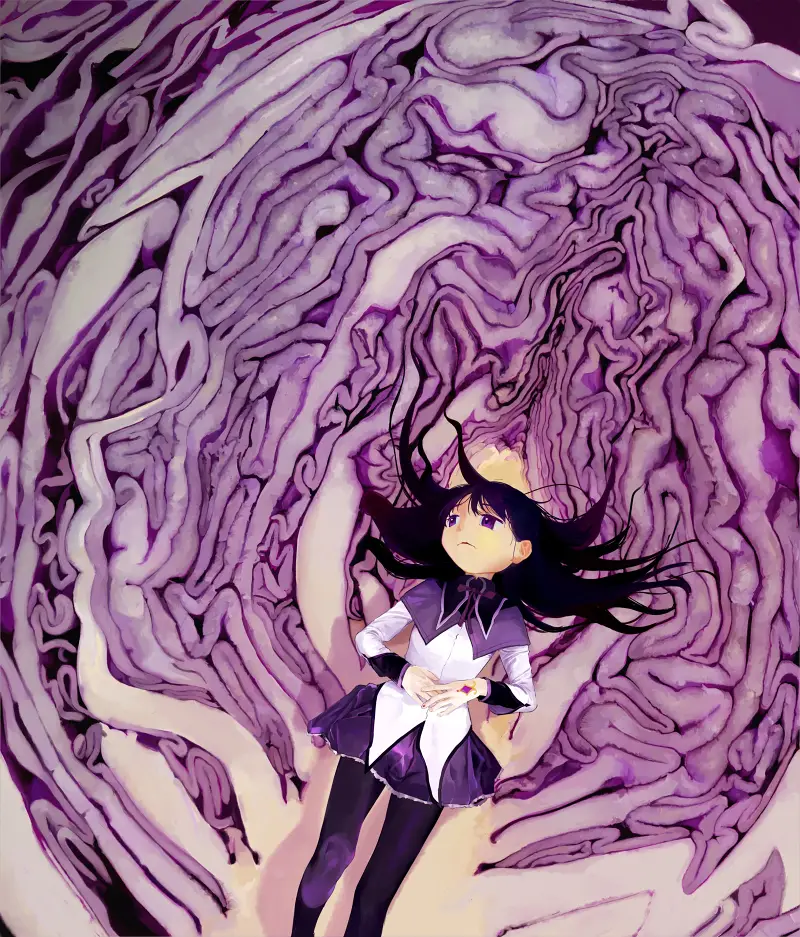 魔法少女小圆,魔法少女,晓美焰,动漫壁纸,动漫美图,美图,壁纸,绘画,二次元美图,二次元壁纸