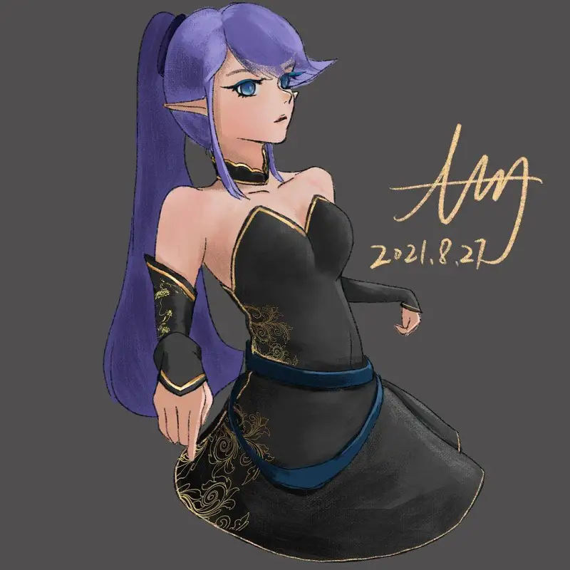 美少女精灵小姐姐
