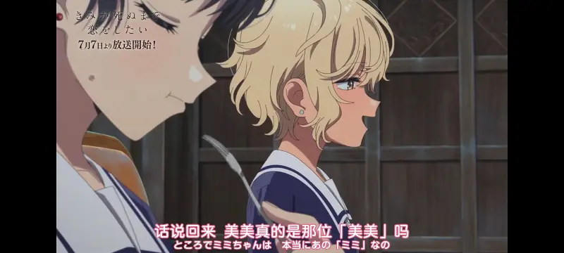 与你相恋到生命尽头,与你相恋到世界尽头,动画,动漫,番剧,百合,二次元,ACG