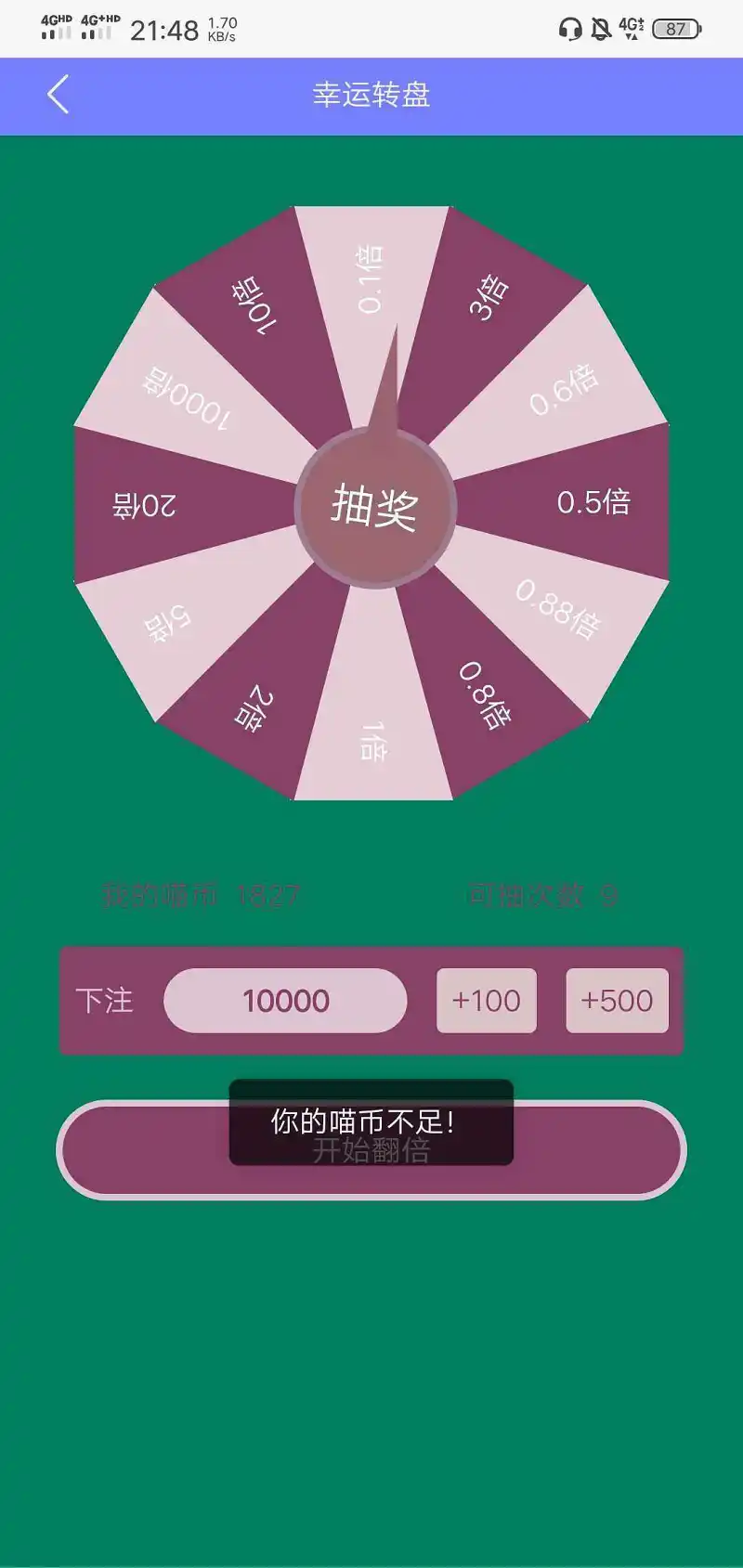 傻了