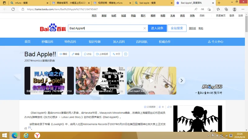 一个不知名网站发现的Bad Apple!!